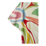 Emilio Pucci Half Sleeve Dress Multicolor Fantasy Print For Girls