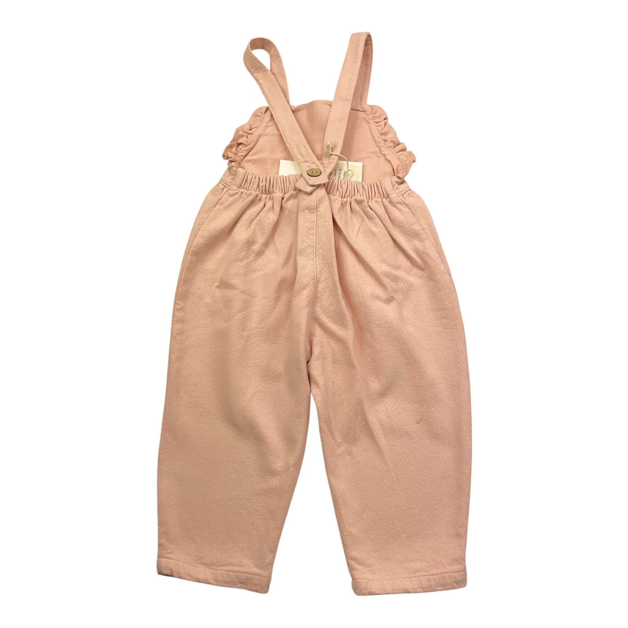 PLAY UP salopette tinta unita con rouches Rosa per Bambina PA022AP11502J ROSA PLAY UP 