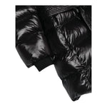 MONNALISA giubbino tinta unita con zip e cappuccio Nero per Neonata 17D100X NERO MONNALISA 