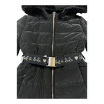 ABEL & LULA giubbino tinta unita con zip e cappuccio Nero per Bambina 5839XX NERO ABEL & LULA 