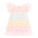 Angel'S Face Multicolor Tulle Sleeveless Dress for Baby Girl