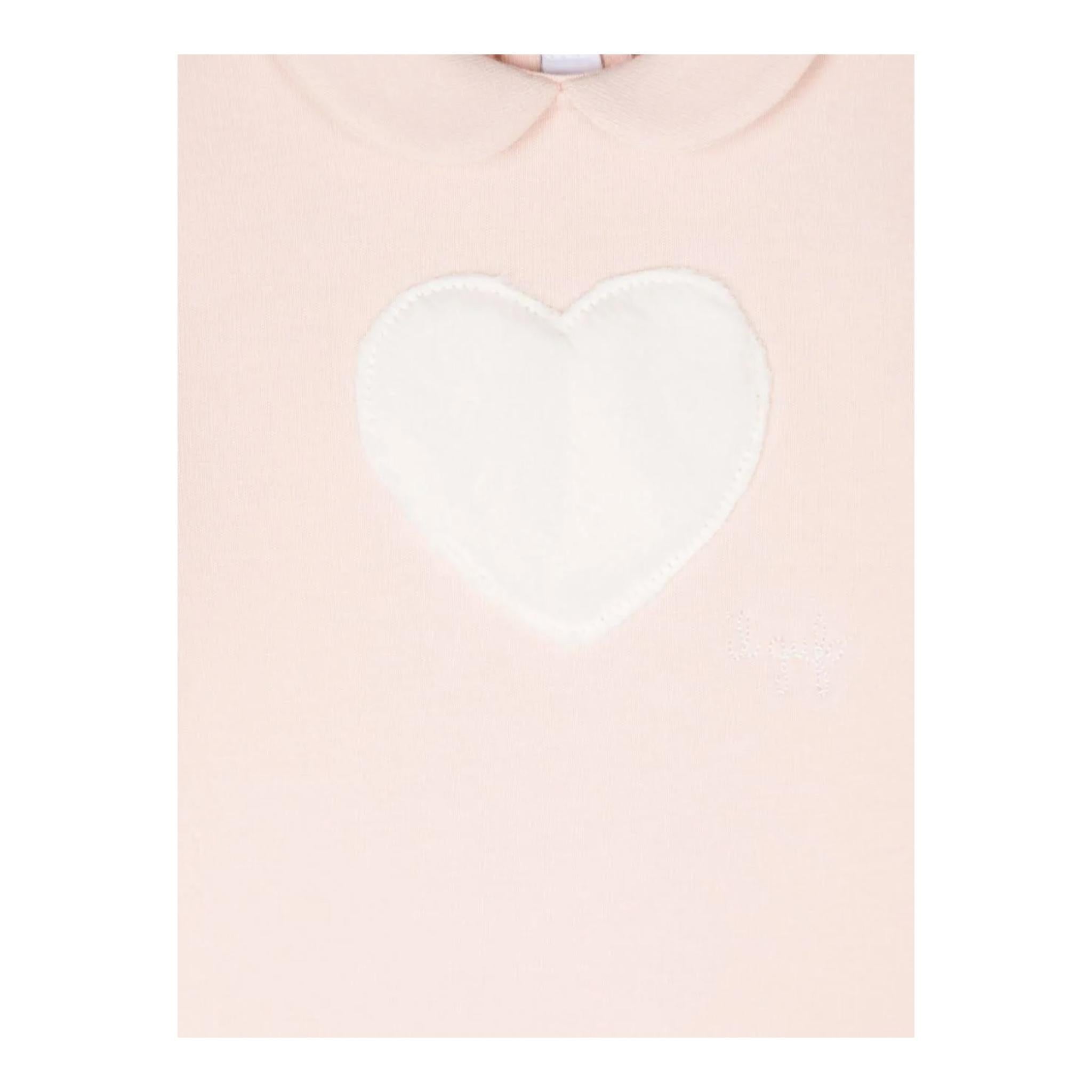 IL GUFO tutina manica lunga tinta unita con stampa Rosa per Neonata A24TP341M0100 ROSA IL GUFO 