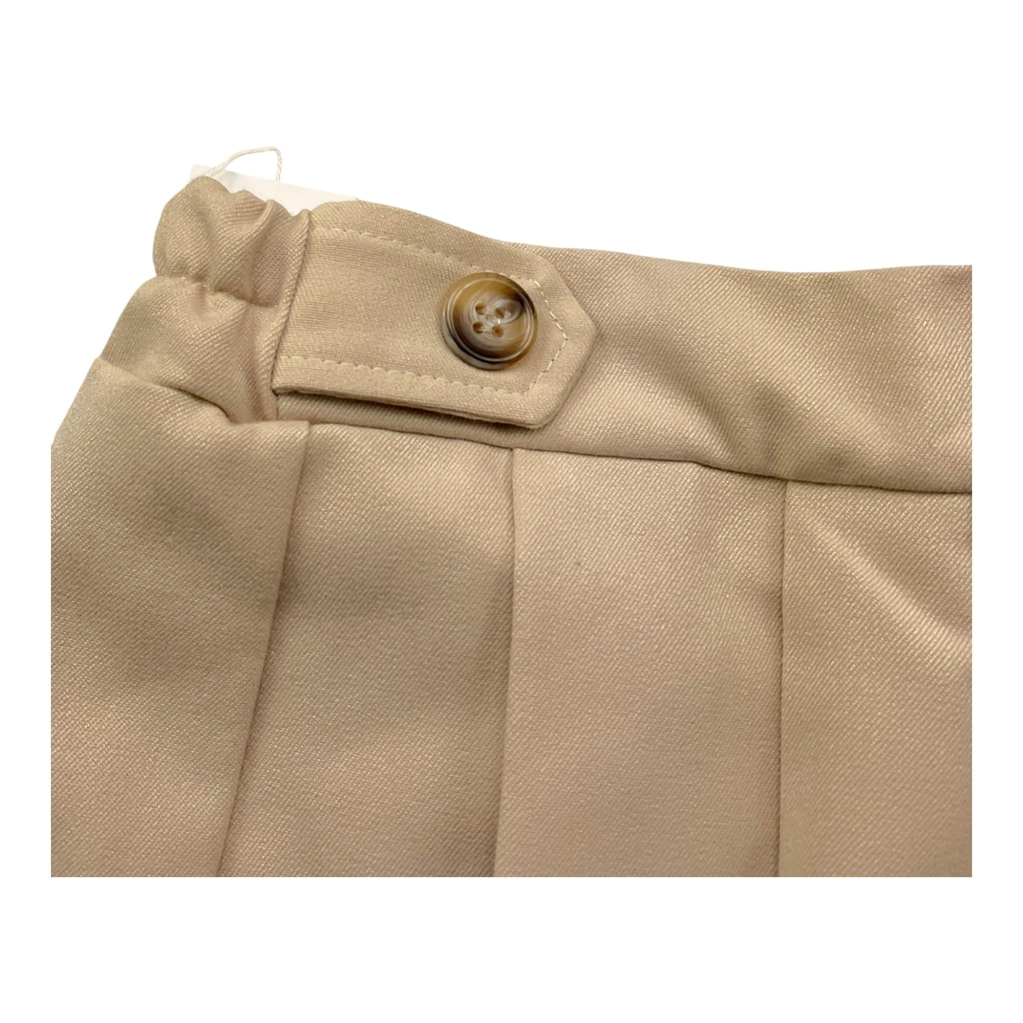 PYPE short tinta unita modello gonna Beige per Bambina CLAMI BEIGE PYPE 