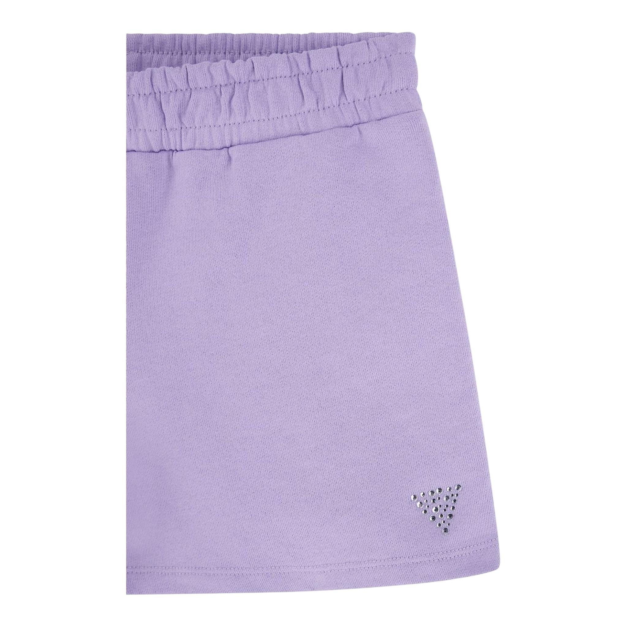 Guess Short Tinta Unita con Elastico In Vita per Bambina J5GD38KCRP0 LILLA GUESS 