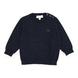 EMPORIO ARMANI maglia tinta unita girocollo Blu per Bambino 8NHM92 BLU EMPORIO ARMANI 