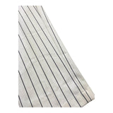 Never Too Pantalone Tinta Unita con Fantasia A Righe per Bambino NT1894R BIANCO NEVER TOO 
