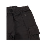 FUN & FUN pantalone tuta tinta unita con logo Nero per Bambina FJPT000009 NERO FUN & FUN 