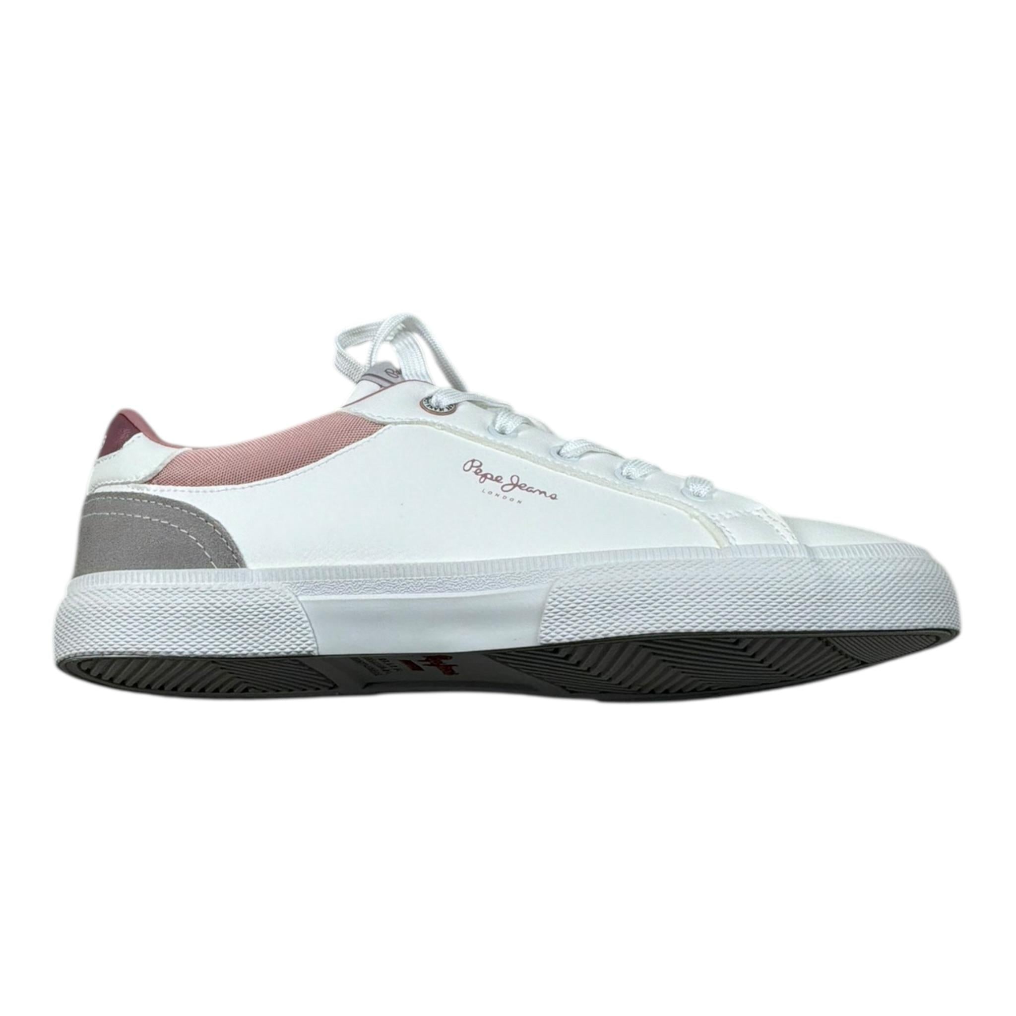 Pepe Jeans Sneakers Tinta Unita con Lacci per Bambino PGS30617 BIANCO PEPE JEANS 