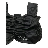 Marc Ellis Top Tinta Unita con Arricciatura per Bambina JMJTP01210 NERO MARC ELLIS 