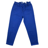 Name.It Blue Adjustable Waist Solid Color Pants For Boys