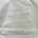JOHN RICHMOND shirt girocollo tinta unita con stampa logo Bianco per Neonato RIA25004TS BIANCO JOHN RICHMOND 
