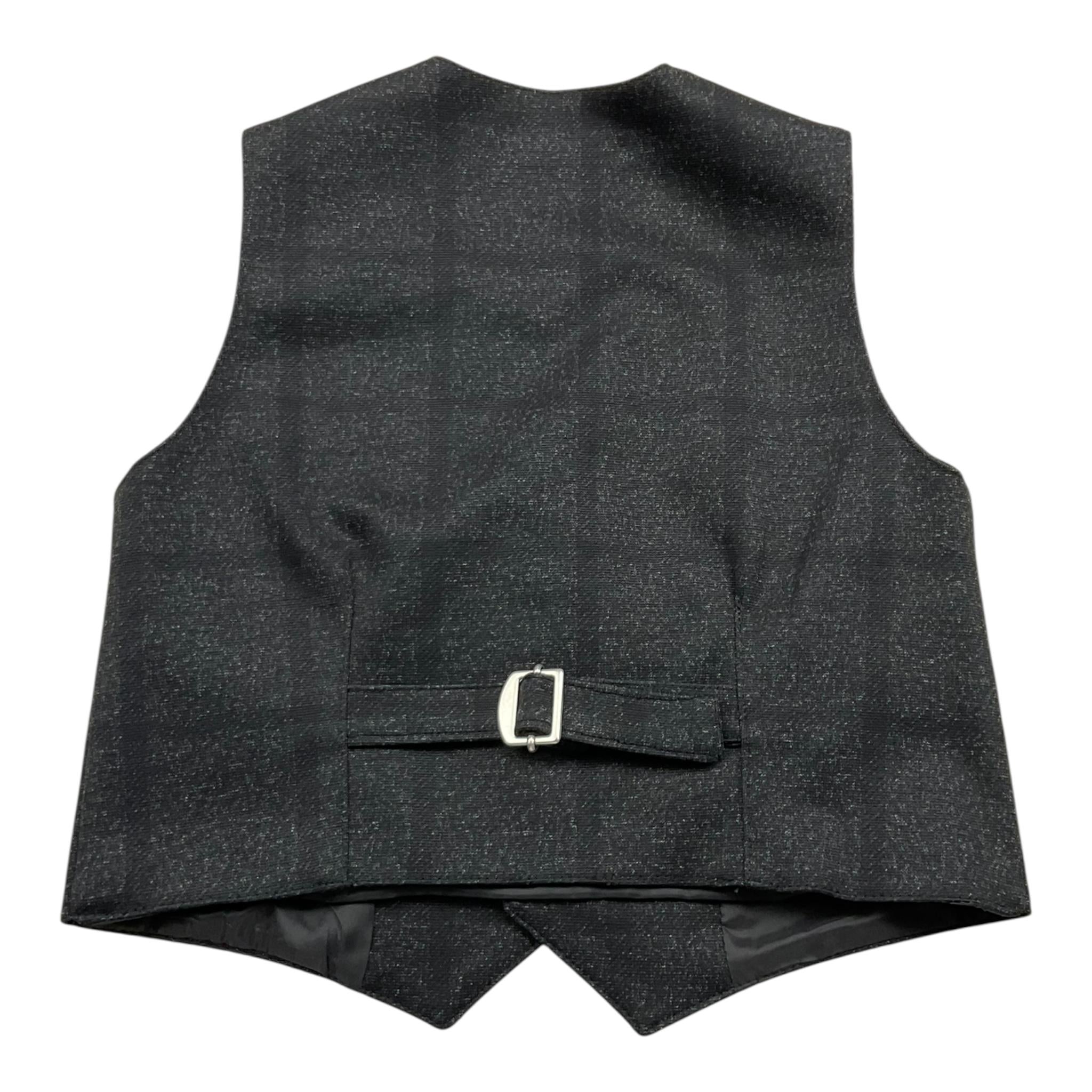 CESARE PACIOTTI gilet tinta unita con logo Nero per Neonato GLP2324BN NERO CESARE PACIOTTI 