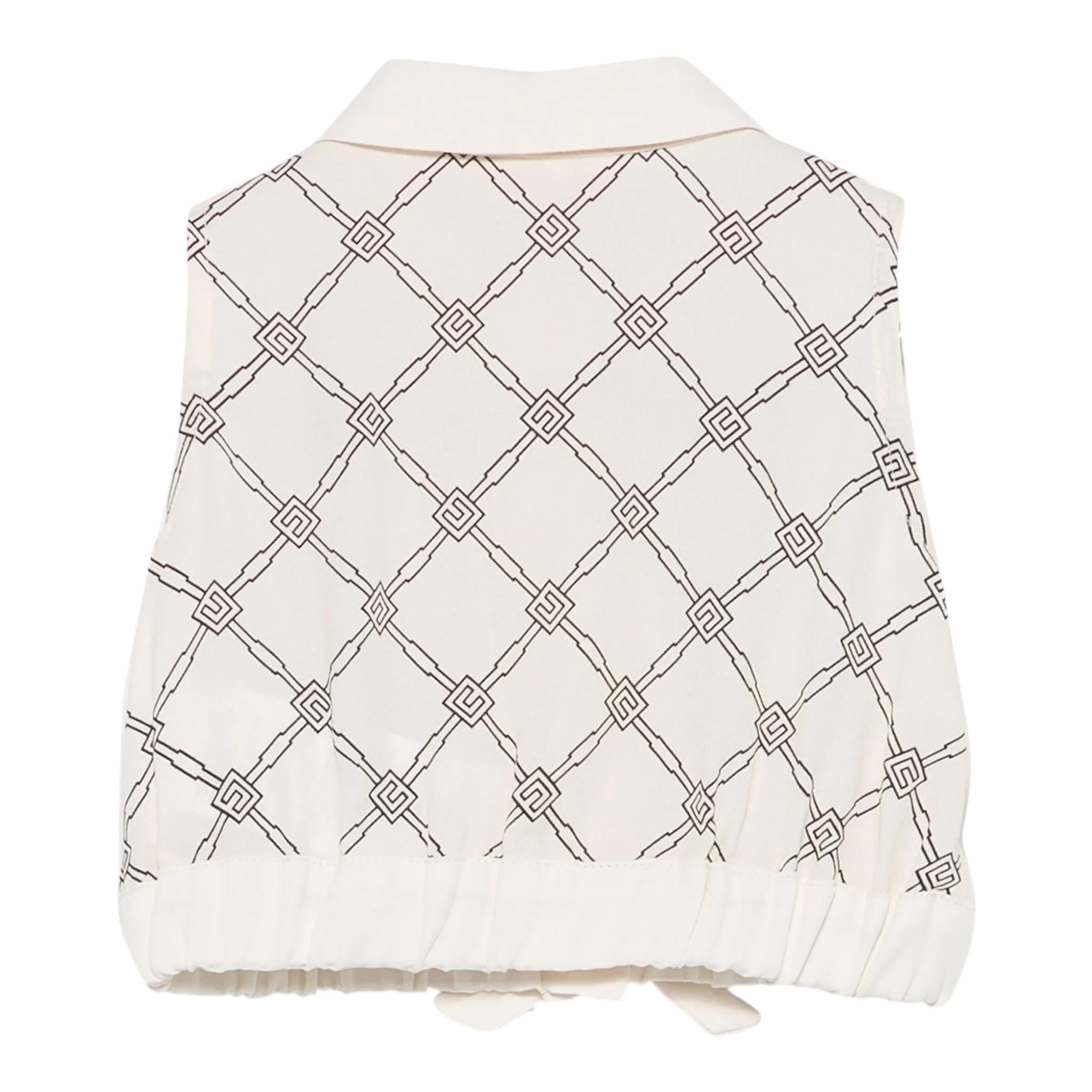 Elisabetta Franchi Top Giromanica Tinta Unita con Loghi per Neonata EGCA042 PANNA ELISABETTA FRANCHI 