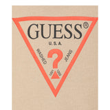 GUESS felpa tinta unita girocollo con stampa Beige per Bambino N73Q10KAUG0J BEIGE GUESS 
