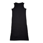 Calvin Klein Abito Tinta Unita Giromanica con Logo per Bambina IG0IG02906XX NERO CALVIN KLEIN 