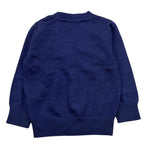 TRUSSARDI cardigan tinta unita con logo Blu per Neonato TIA25021 BLU TRUSSARDI 