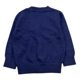 TRUSSARDI cardigan tinta unita con logo Blu per Neonato TIA25021 BLU TRUSSARDI 