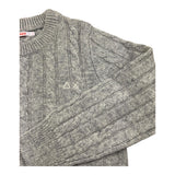 SUN68 maglia girocollo tinta unita con ricamo logo Grigio per Bambino K44355X GRIGIO SUN68 