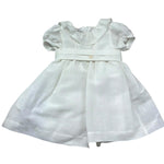 Le Bebe Abito Mezza Manica Tinta Unita per Neonata LBG6319 BIANCO LE BEBE 