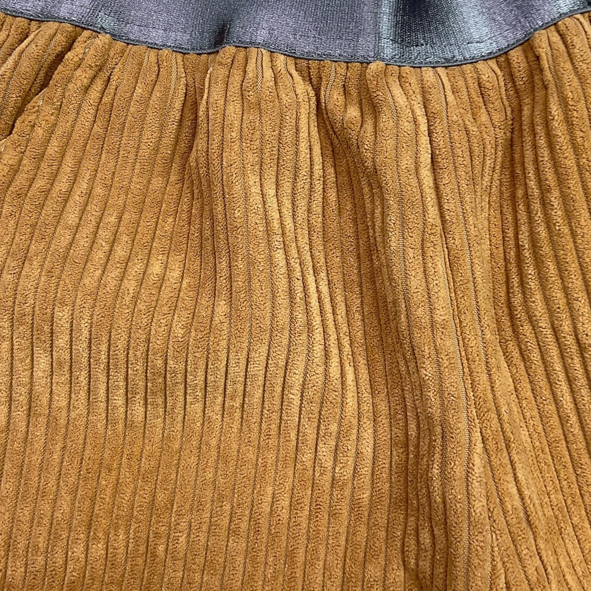 CAFFE' D'ORZO pantalone tinta unita con elastico in vita modello a palazzo Cammello per Bambina ZV6A20 CAMMELLO CAFFE' D'ORZO 