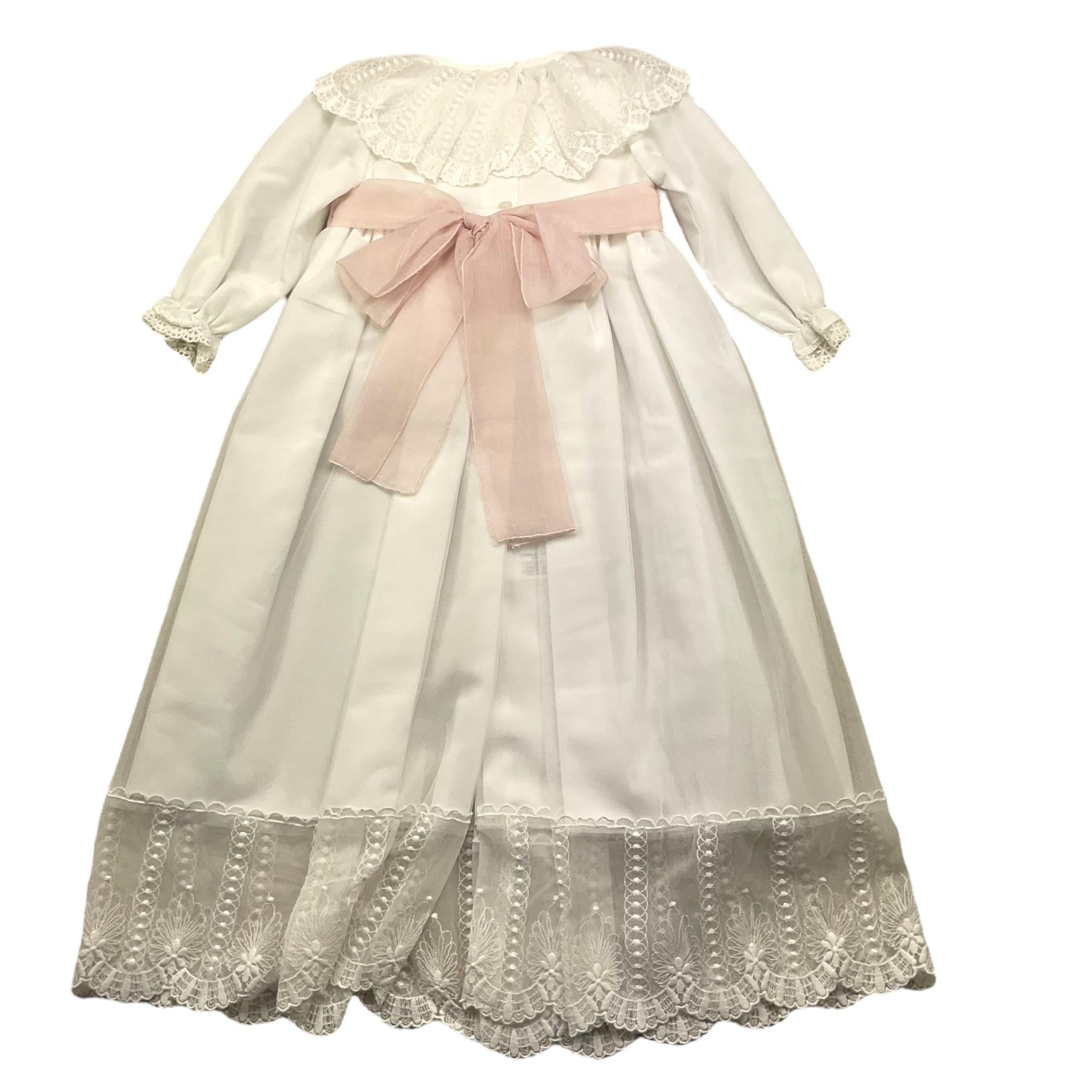 GRANLEI abito manica lunga tinta unita con cappello Bianco per Neonata 224105 BIANCO GRANLEI 