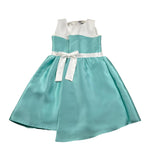 Jacques & Monique Abito Cerimonia Bicolore per Bambina 1296 BIANCO JACQUES & MONIQUE 