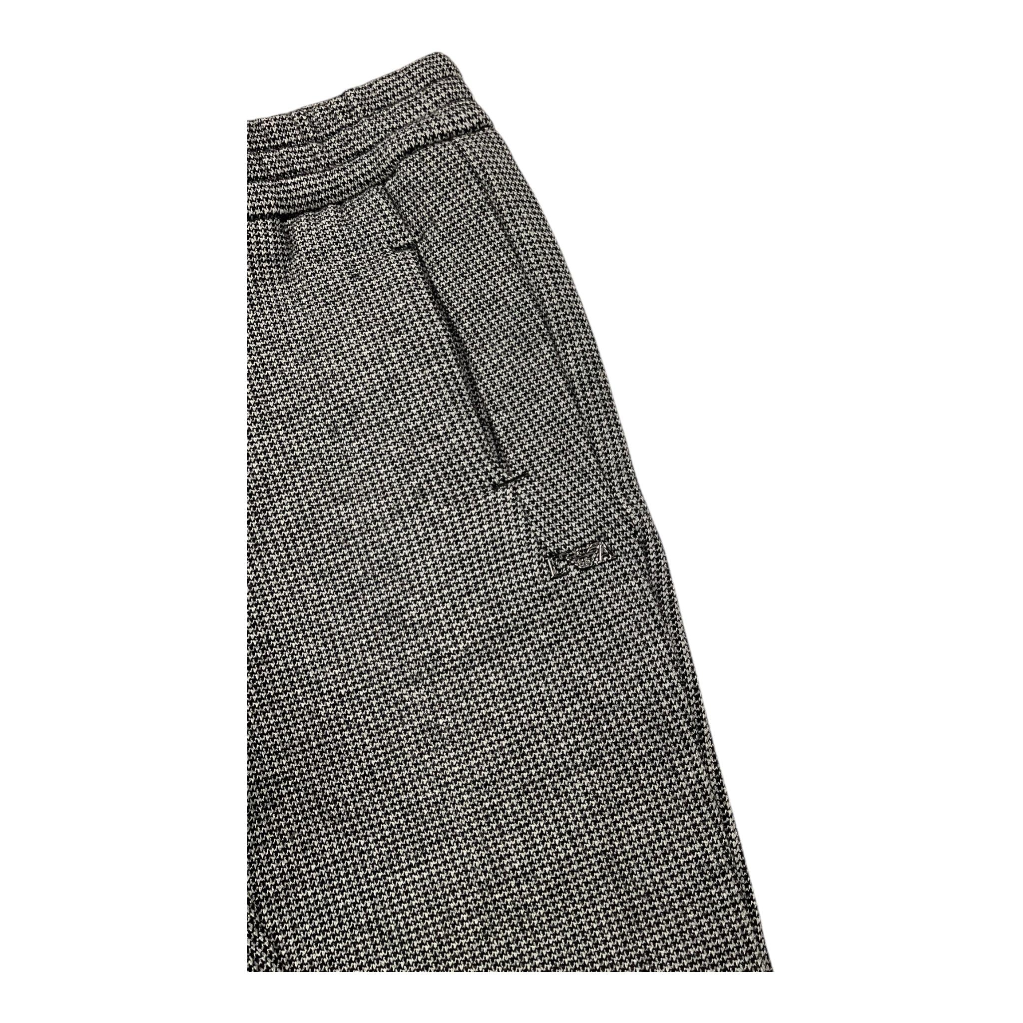 EMPORIO ARMANI pantalone microfantasia con elastico in vita Grigio per Neonato 6KHPJC GRIGIO EMPORIO ARMANI 