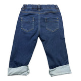 Bikkembergs Solid Color Bermudas With Elastic Waist Blue For Newborns