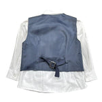 Carlo Pignatelli Completo 2 Pezzi Gilet-Camicia per Neonato COMC2102BL BIANCO CARLO PIGNATELLI 