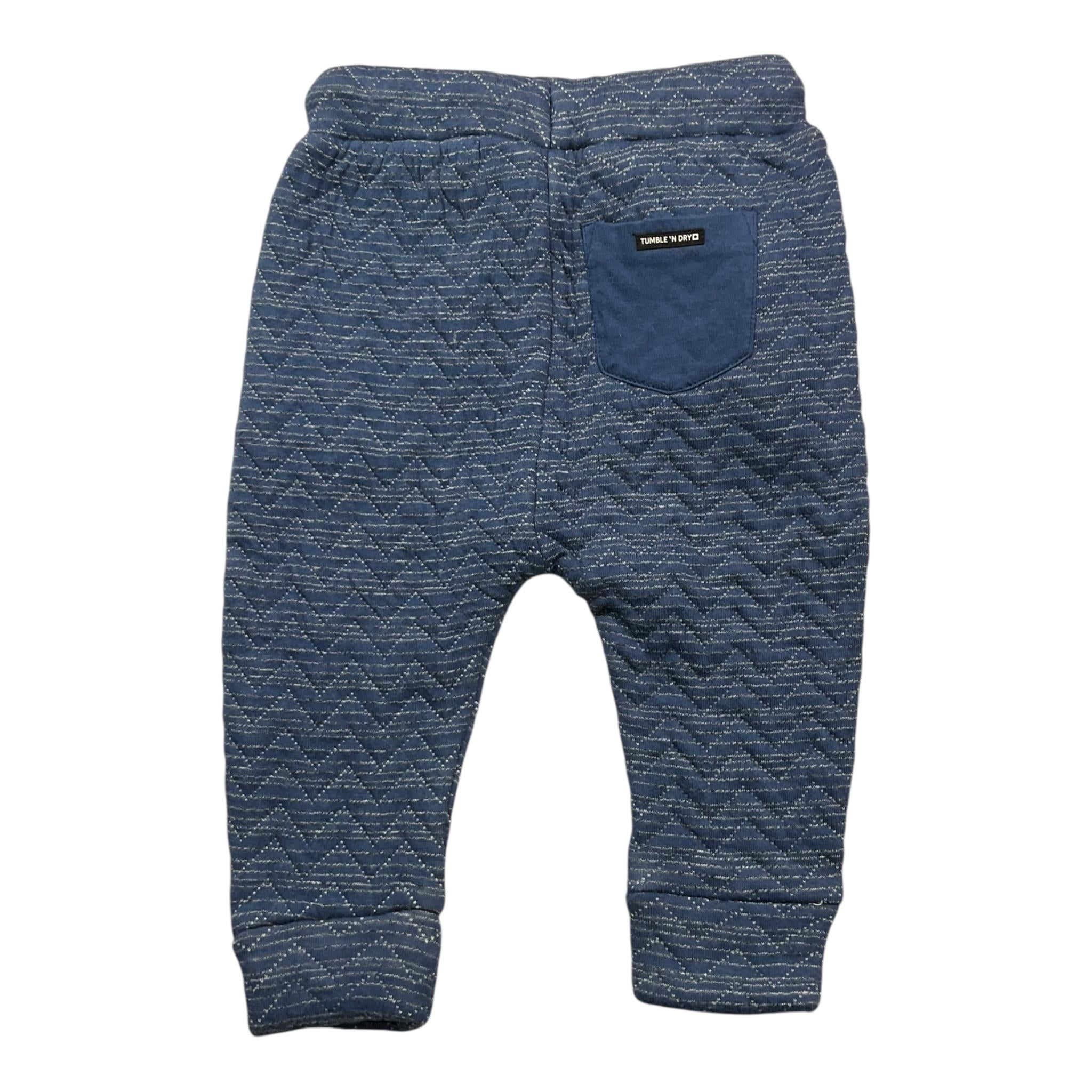 TUMBLE'N DRY pantalone tinta unita con elastico in vita Blu per Neonato PAN1354 BLU TUMBLE'N DRY 