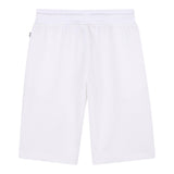Boss Bermuda Tinta Unita con Logo per Bambino J52169B BIANCO BOSS 