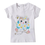 I Do T-Shirt Girocollo Tinta Unita con Stampa per Neonato 4B545 BIANCO I DO 