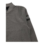DANIELE ALESSANDRINI felpa tinta unita con zip Nero per Bambino 1291F00076JX NERO DANIELE ALESSANDRINI 