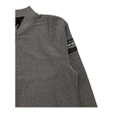 DANIELE ALESSANDRINI felpa tinta unita con zip Nero per Bambino 1291F00076JX NERO DANIELE ALESSANDRINI 