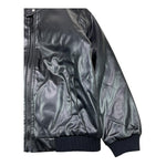 NEVER TOO giubbino in ecopelle tinta unita con zip Nero per Bambino NT1771R NERO NEVER TOO 