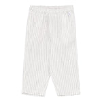 Il Gufo Pantalone Fantasia A Righe con Elastico In Vita per Neonato P25PL404L1018 BEIGE IL GUFO 