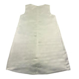 Illiana Solid Color Sleeveless Dress With White Bow For Baby Girl
