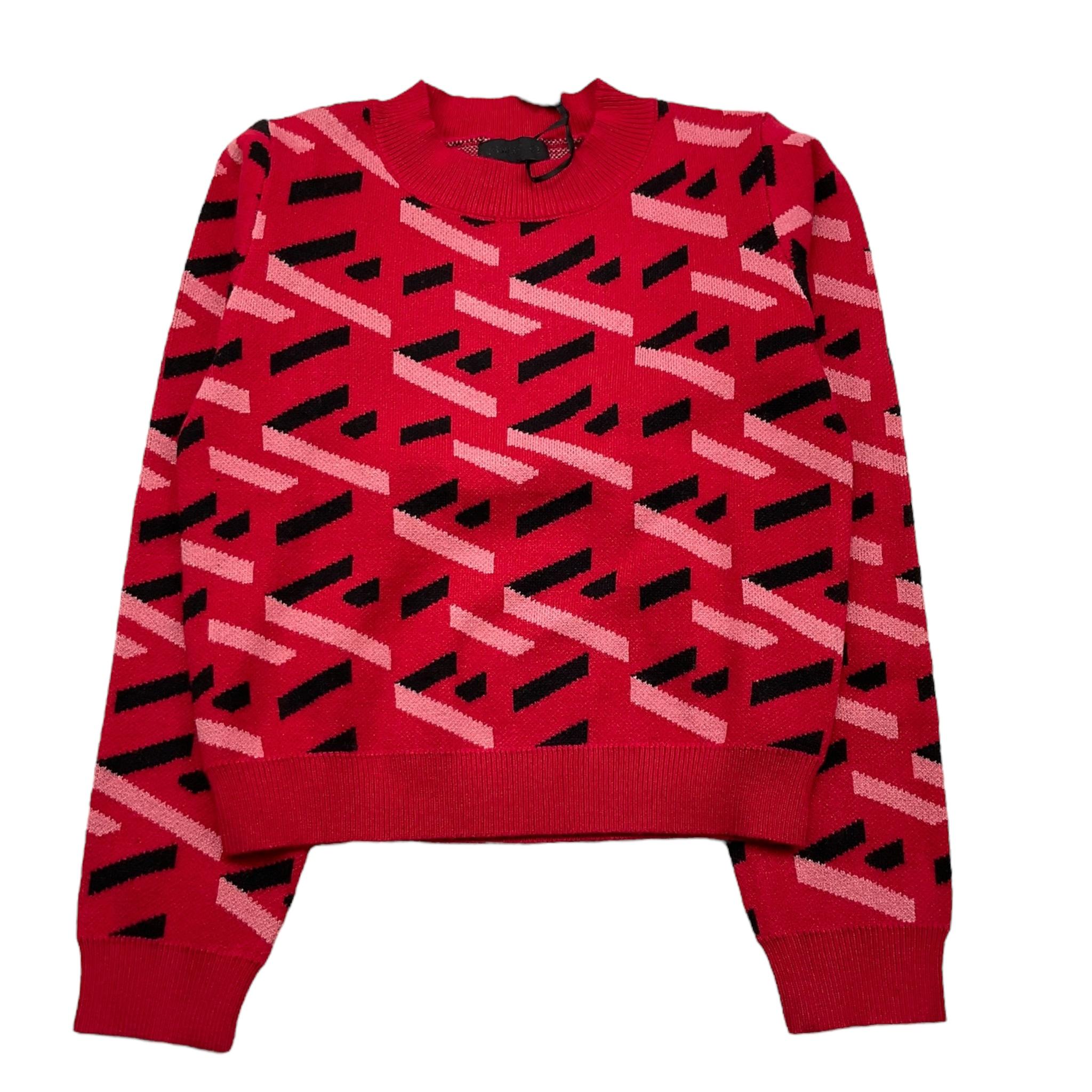 FUN & FUN maglia girocollo tinta unita stampa fantasia Rosso per Bambina FNBSW15537 ROSSO FUN & FUN 