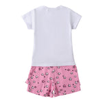 Sarabanda Completo 2 Pezzi T-Shirt-Short  per Neonata 0B2533N BIANCO SARABANDA 