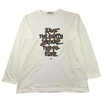 MANUEL RITZ shirt girocollo tinta unita con stampa in contrasto Bianco per Bambino MR1915 BIANCO MANUEL RITZ 