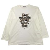 MANUEL RITZ shirt girocollo tinta unita con stampa in contrasto Bianco per Bambino MR1915 BIANCO MANUEL RITZ 