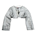 Nunzia Corinna Coprispalle Ecopelle Tinta Unita per Bambina NJ1216165 ARGENTO NUNZIA CORINNA 