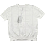 Paolo Pecora T-Shirt Girocollo Tinta Unita con Trafori per Bambino PP4279 BIANCO PAOLO PECORA 