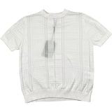 Paolo Pecora T-Shirt Girocollo Tinta Unita con Trafori per Bambino PP4279 BIANCO PAOLO PECORA 