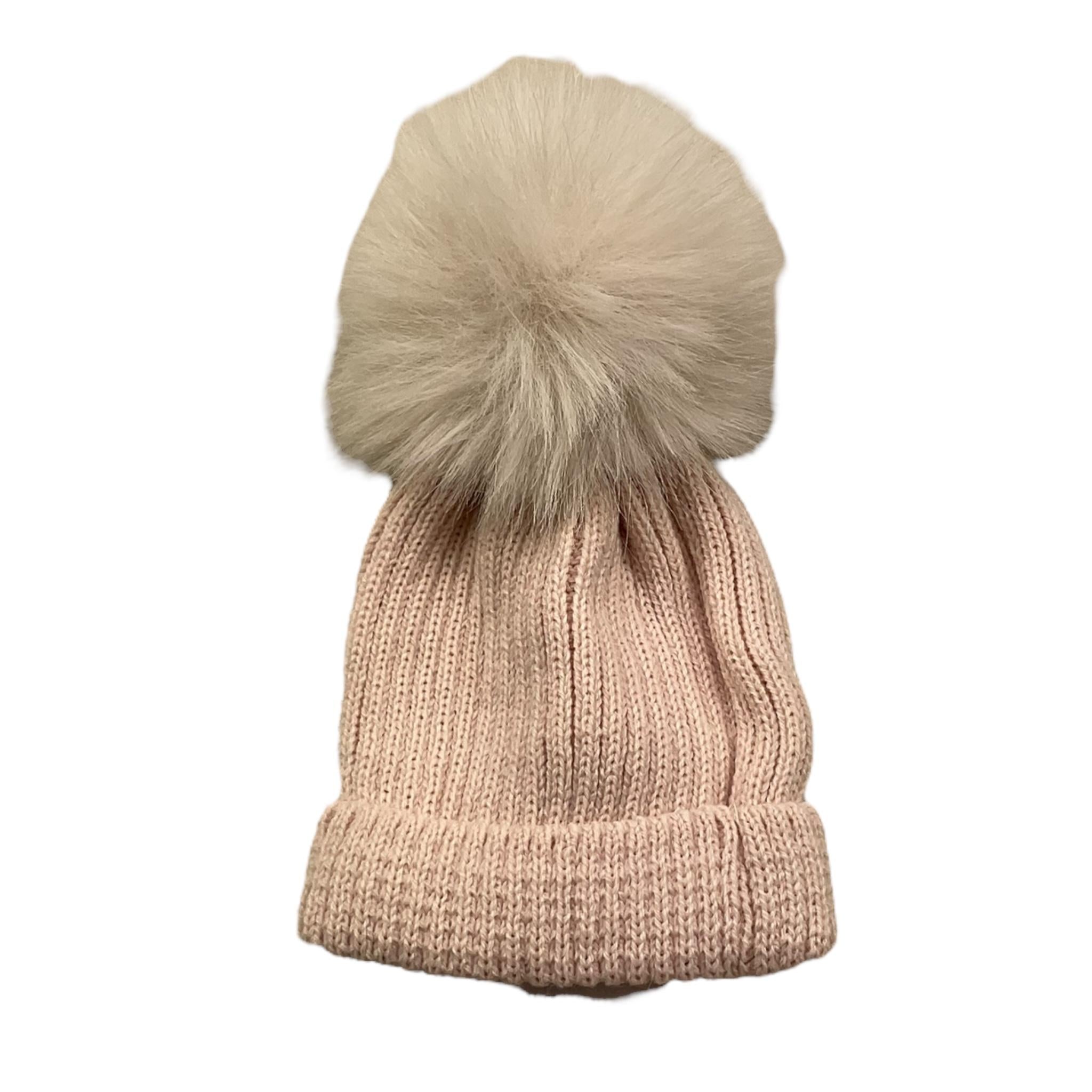 MAC ILUSIO'N cappello tinta unita con pon pon Rosa per Neonata GB47X ROSA MAC ILUSIO'N 