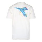 Diadora Crew Neck T-Shirt Solid Color With Contrast Prints Cream For Boys