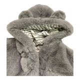 NANAN eskimo pelliccia tinta unita con cappuccio Grigio per Neonato I2351906GR GRIGIO NANAN 