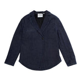 ASPESI giacca in denim tinta unita con bottone Blu per Bambino F24004GBJ0046 BLU ASPESI 