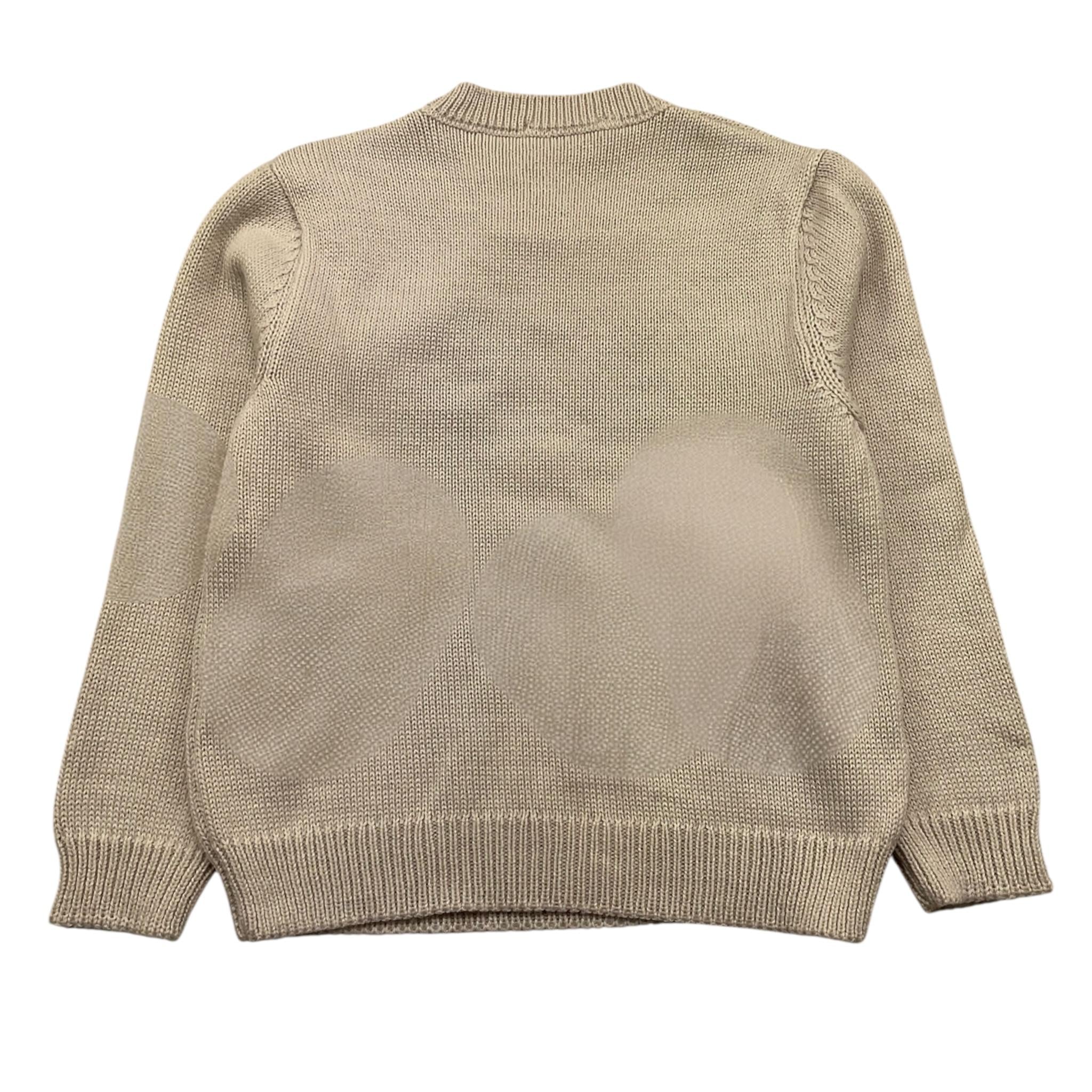 BARCELLINO maglia girocollo tinta unita cn rombi Beige per Bambino 115407J BEIGE BARCELLINO 