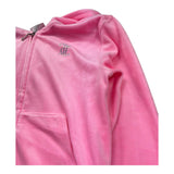 Juicy Couture Felpa Tinta Unita con Zip E Cappuccio per Bambina JBX6679 ROSA JUICY COUTURE 